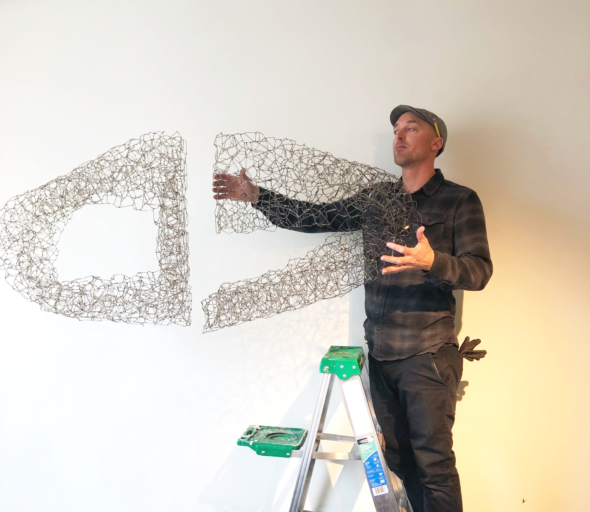 Gallery exhibition installation
